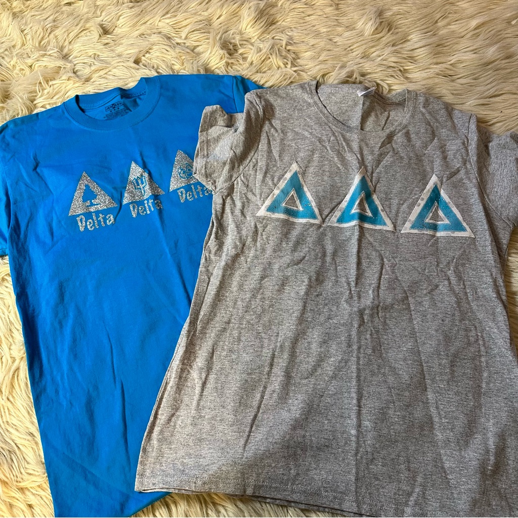Tri Delta  Delta Delta Delta Sorority Shirt Bundle